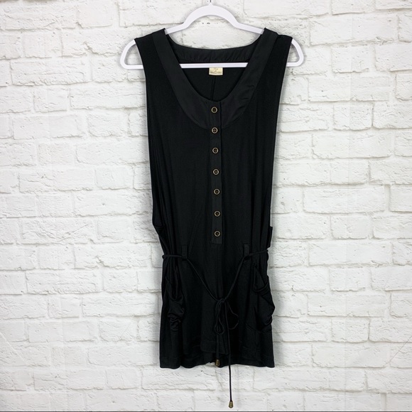Society For Rational Dress Silk Black Belt Romper - Picture 2 of 8